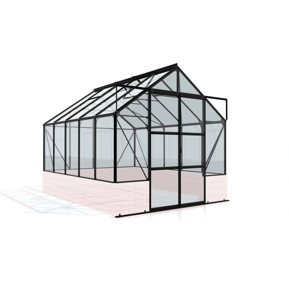 Gewächshaus »Cassandra«, 8,3 m², Aluminium/ESG Glas, winterfest