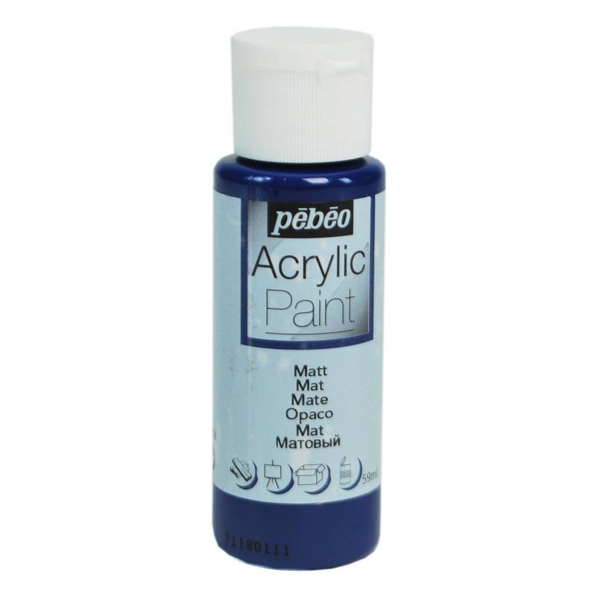 Pebeo Navy Blue Matt Acrylic Paint 59ml