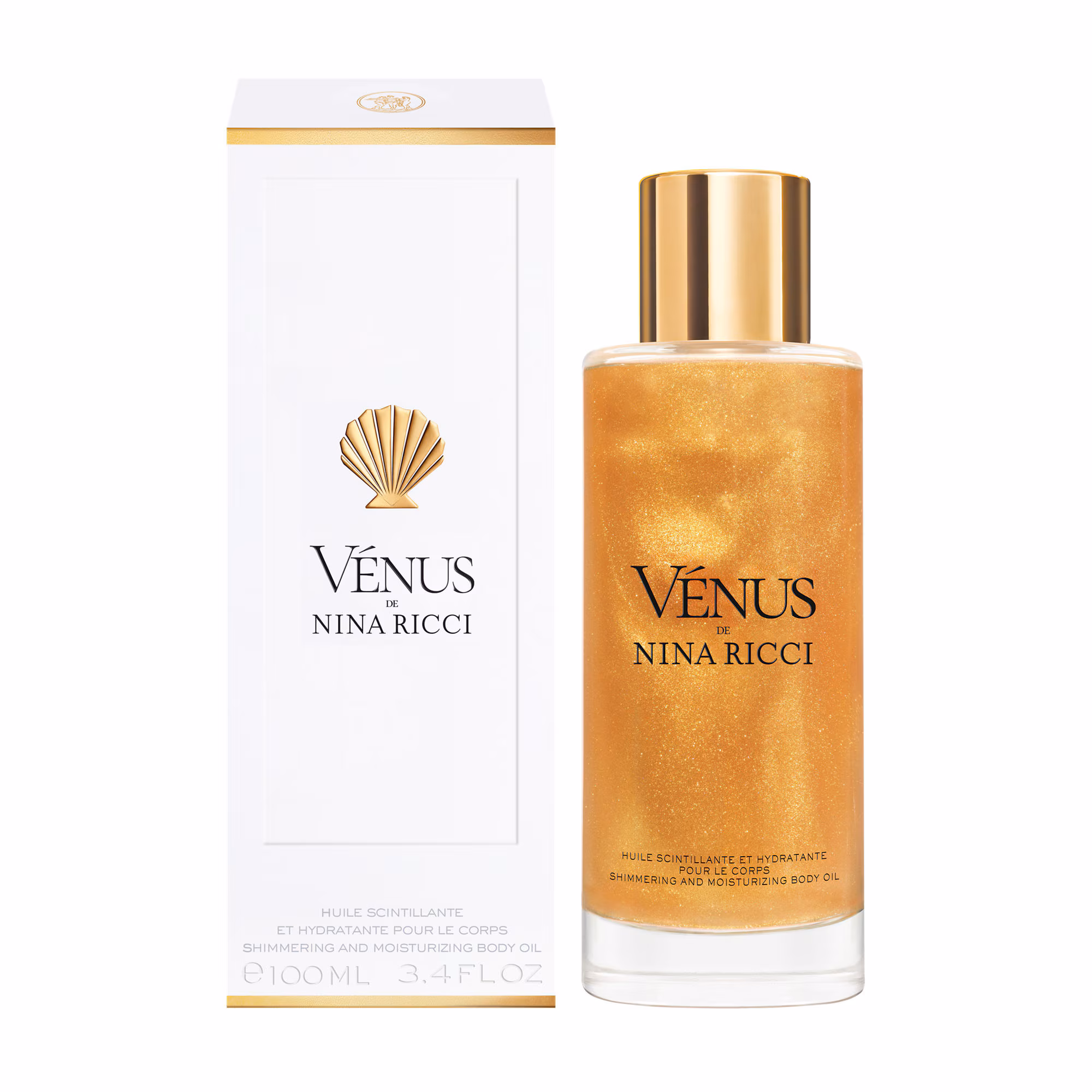 VENUSHuile scintillante et hydratante pour le corps