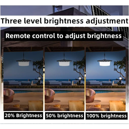 NNETM Solar Shed Light with Remote Control (244 LED)