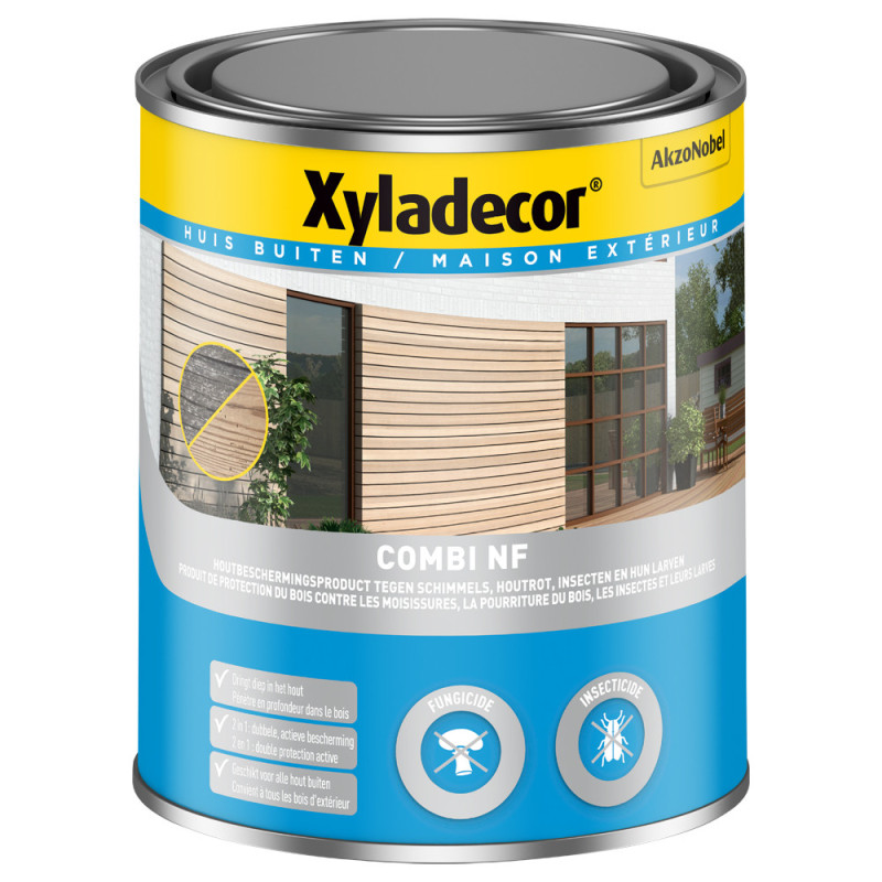 Lasure pour bois Combi NF 0,75 L XYLADECOR
