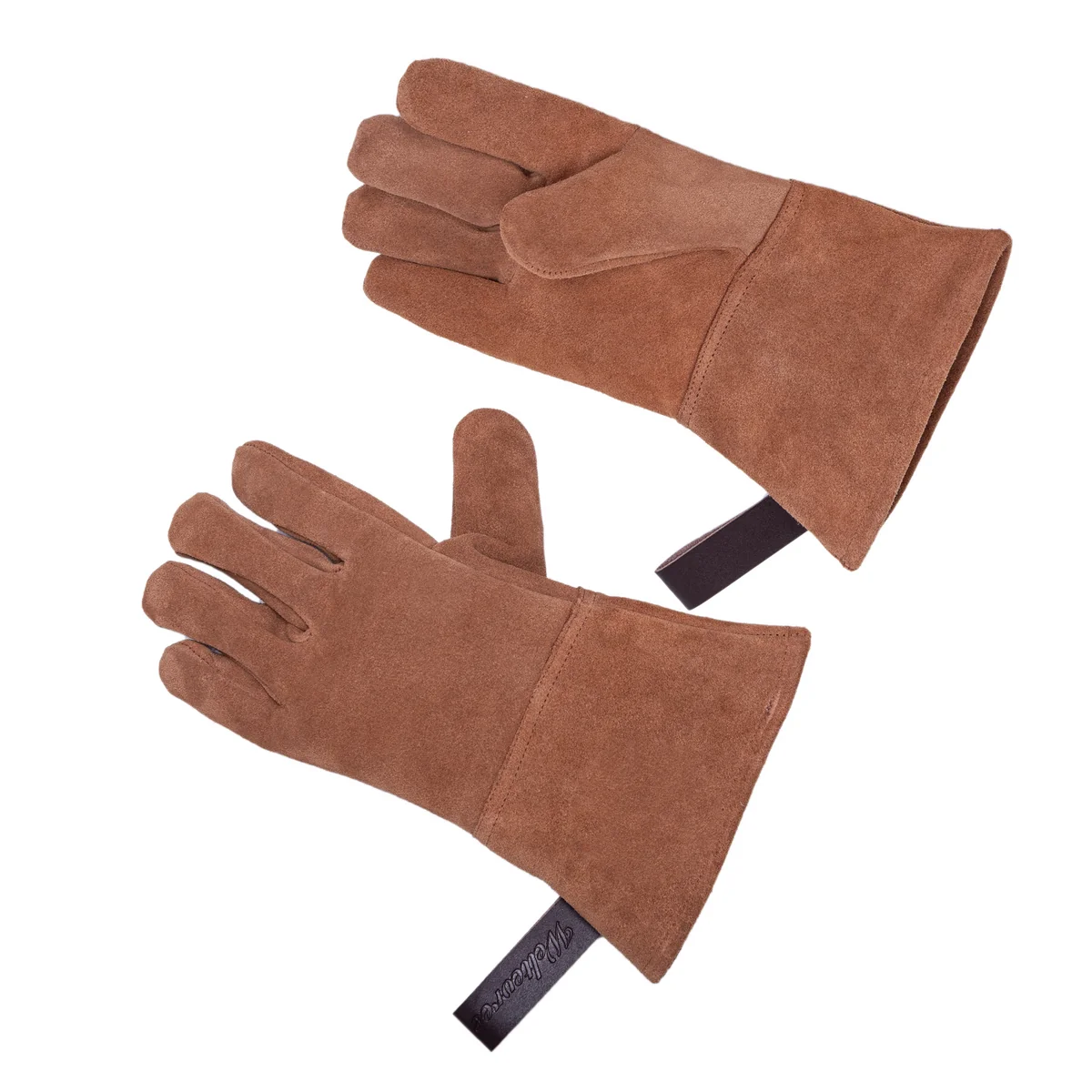 Weltevree - Outdoor Stahlofen Grillhandschuhe, braun