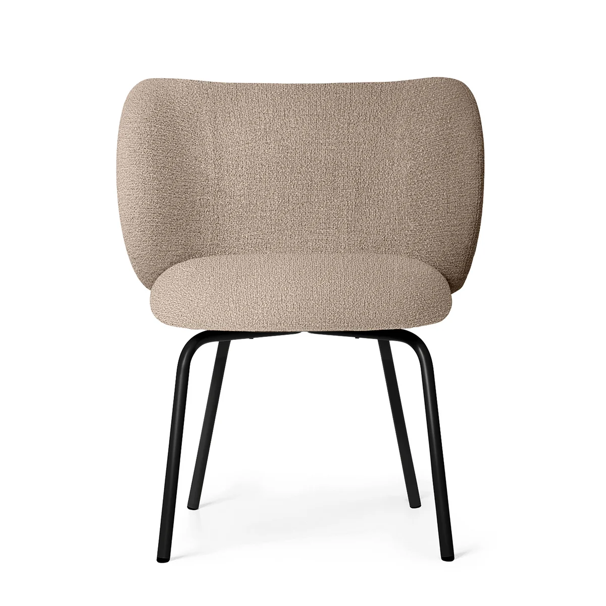 Ferm Living - Rico Dining Chair, sand (Bouclé)