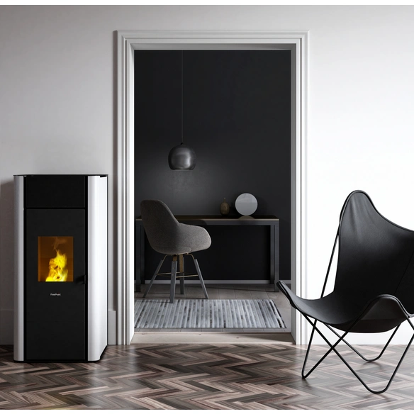 Pelletofen »Tesis 23«, 22,4 kW, Stahl, anthrazit, wasserführend