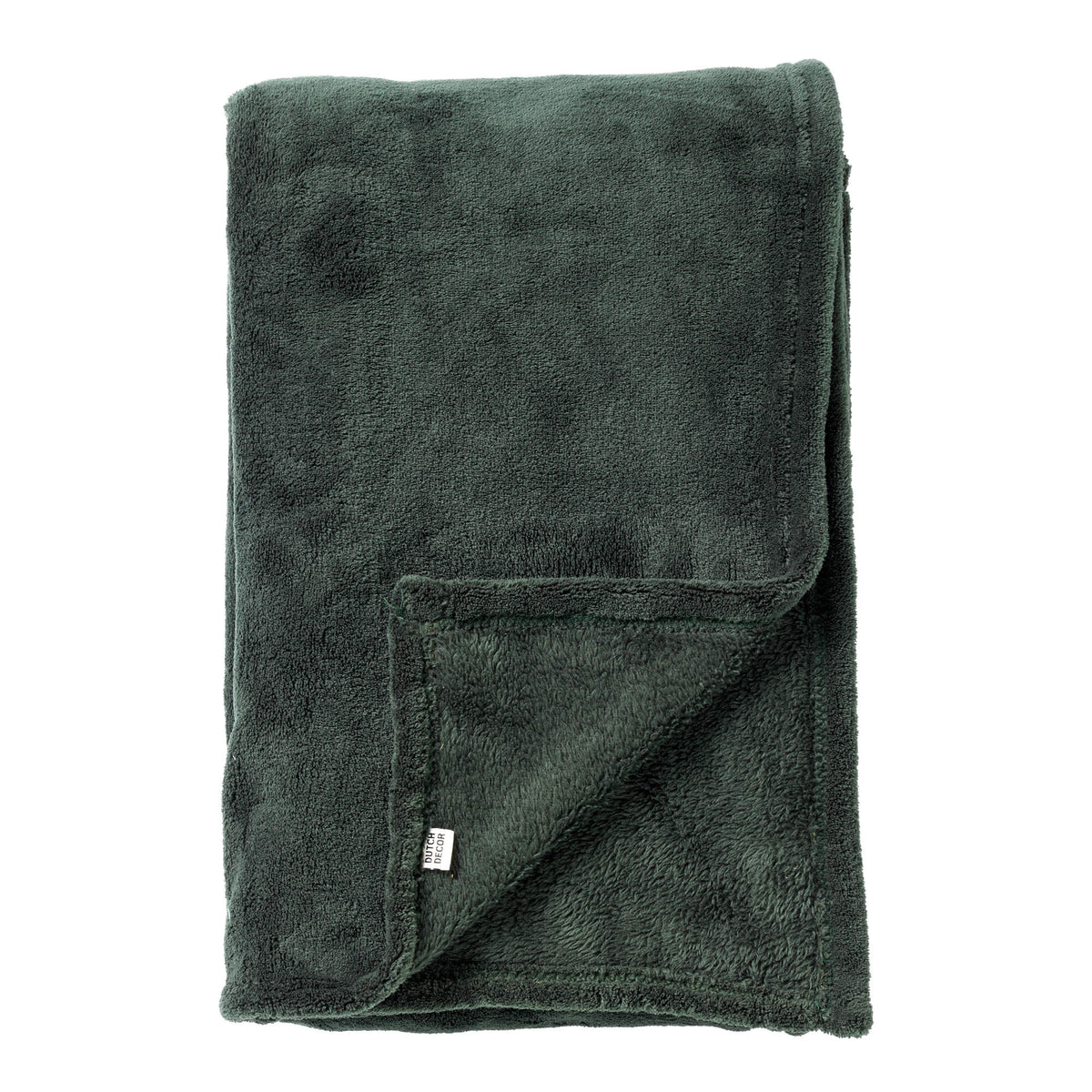 OWEN - plaid 130x160 cm - coral fleece deken - heerlijk zacht - Mountain View - groen
