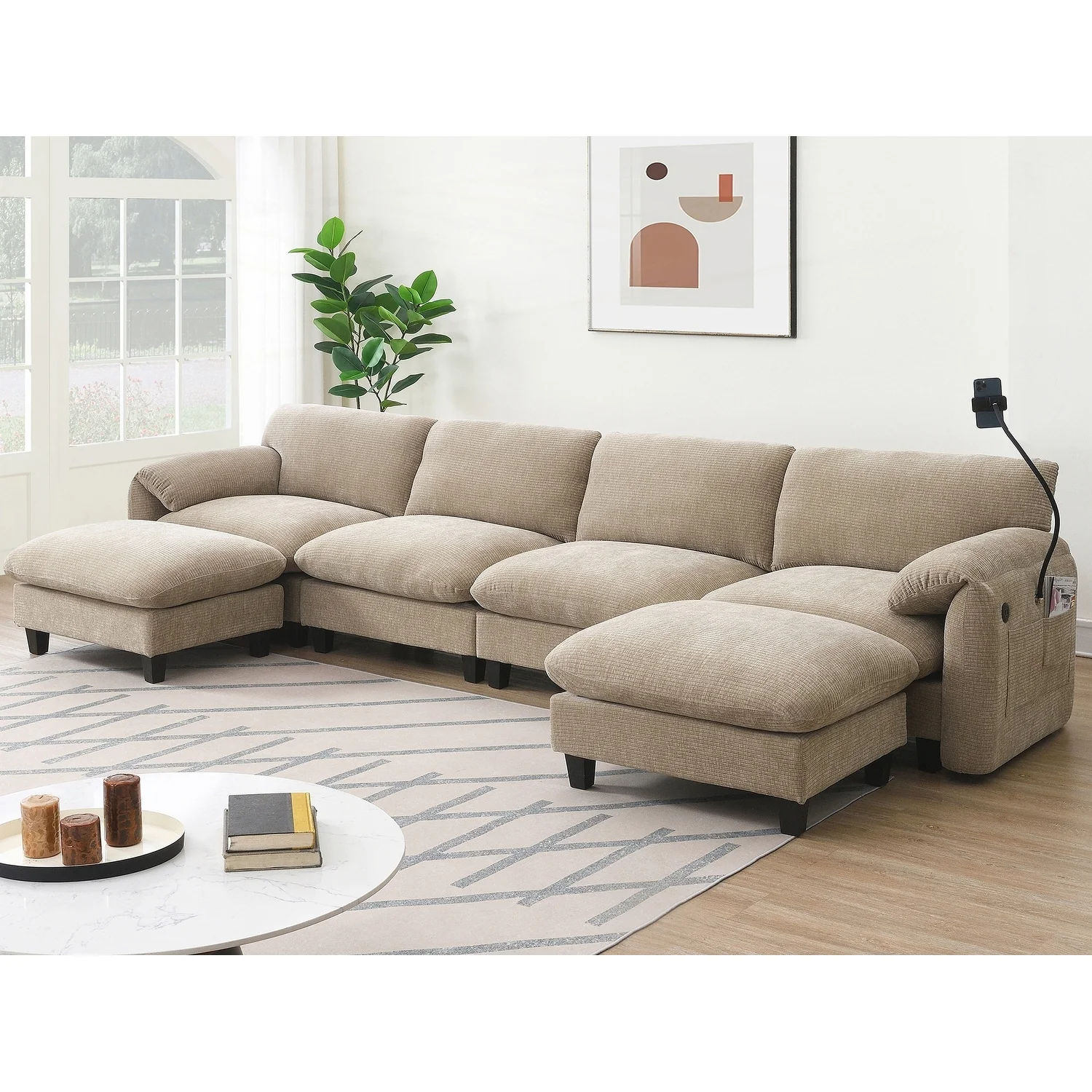 140 Inch Modular Sectional Sofa