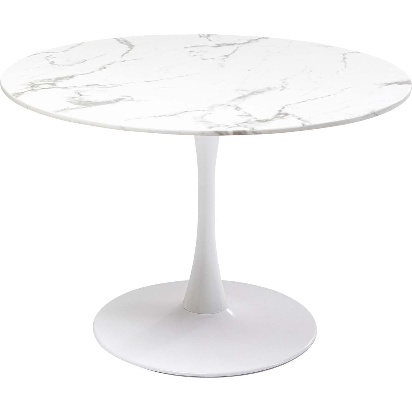Kare Design Eettafel Veneto Ø110cm marmer wit