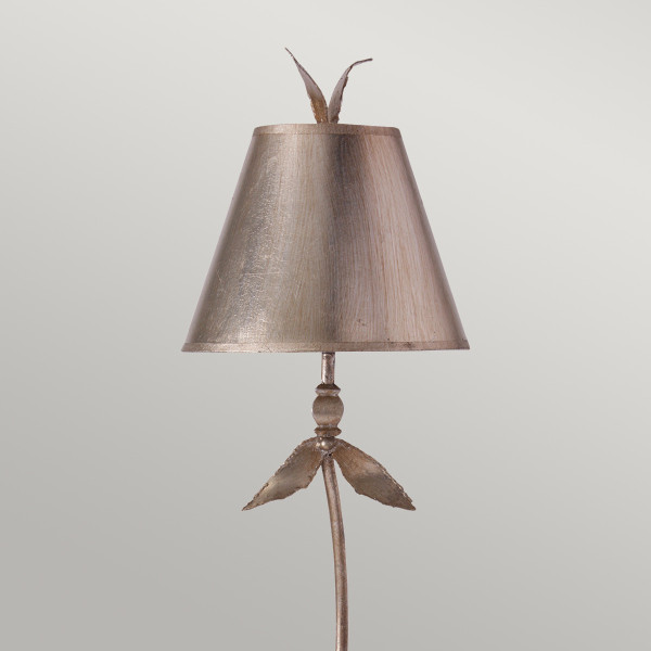 Lampa stołowasrebrna Red Bell 1xE27x60W wys:76cm Flambeau