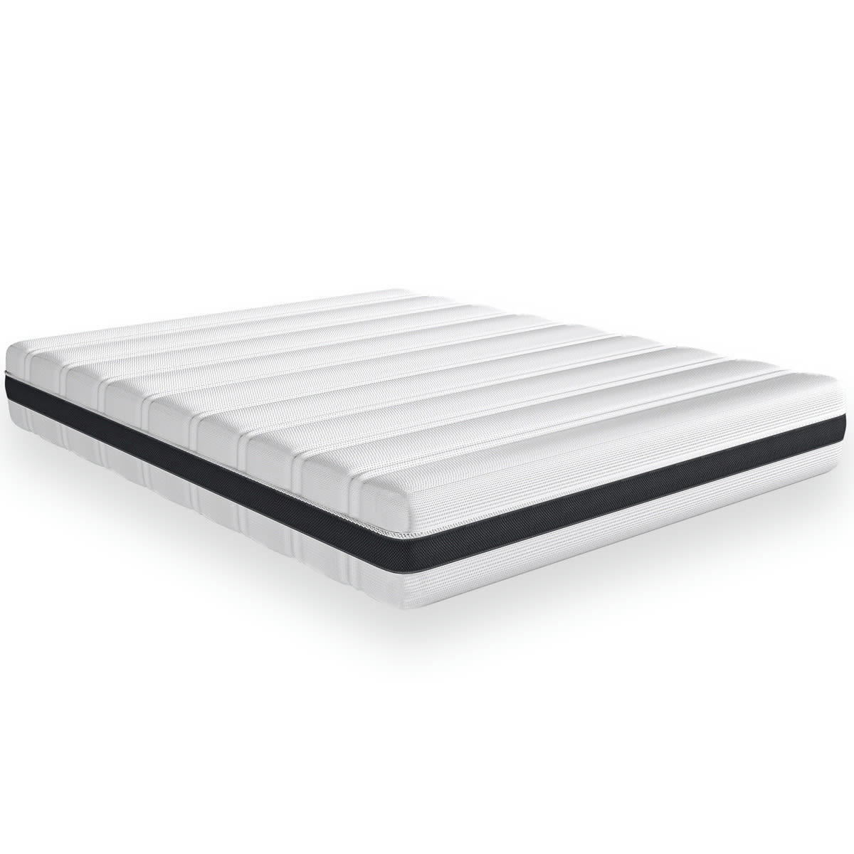 HYGIOSPRING - Matelas 140x190 ressorts ensachés - Mousse à mémoire de forme
