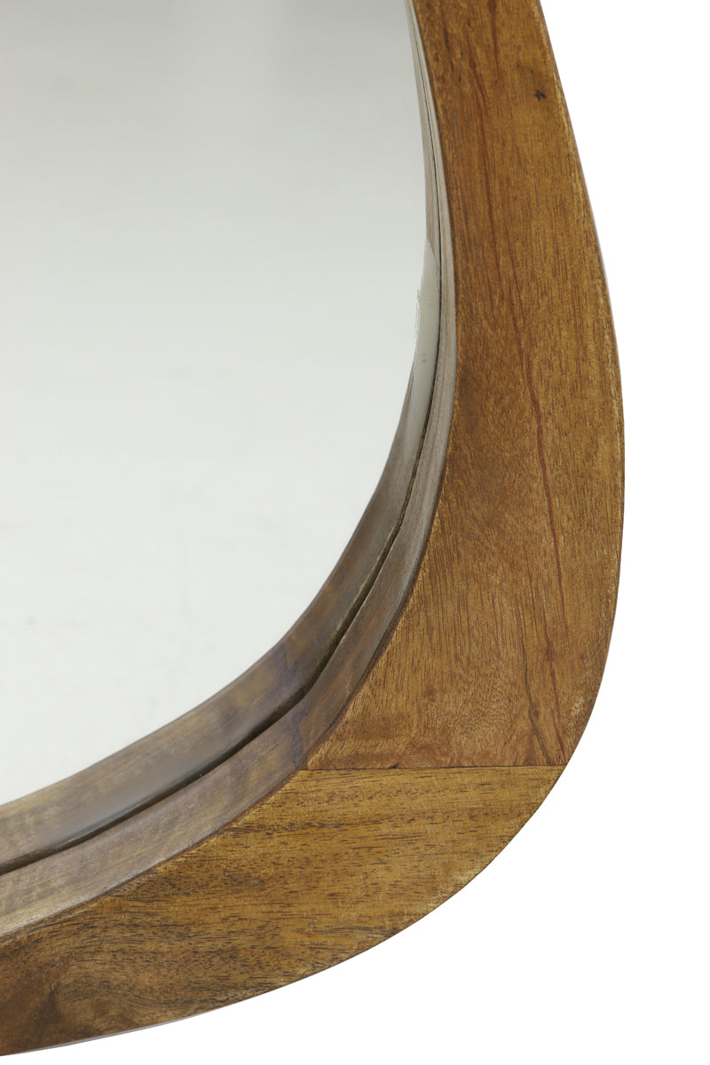 Light & Living - Sonora spiegel 80x5x70 cm hout olie bruin
