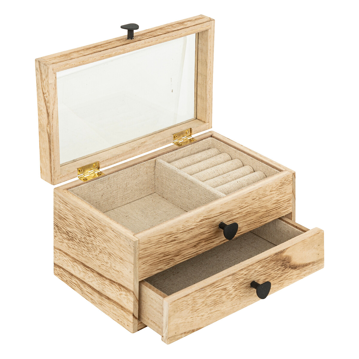 Jewellery box "Inuit dreams" Beige, L.19.7 cm