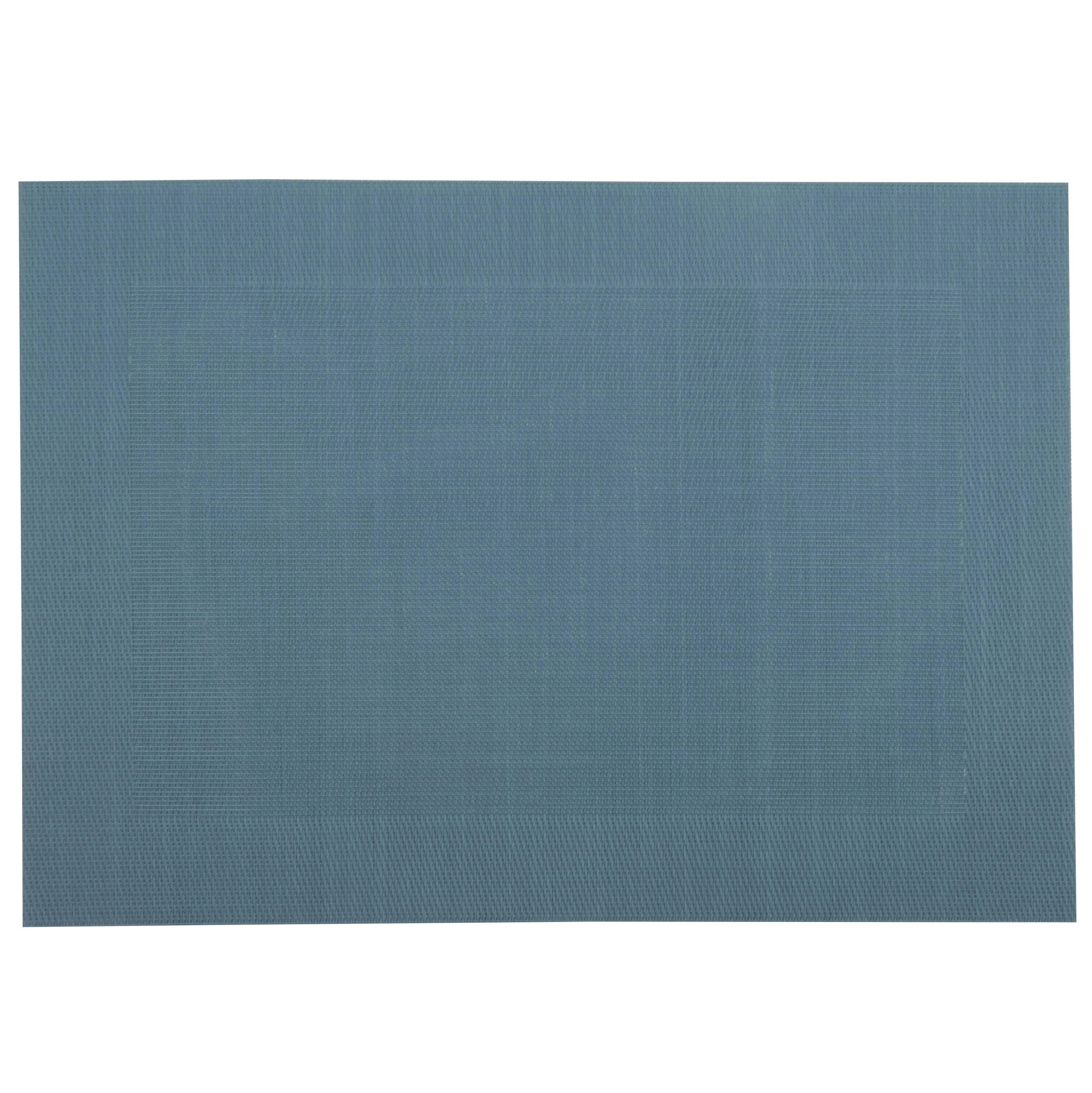 - Set de table tissé bleu canard