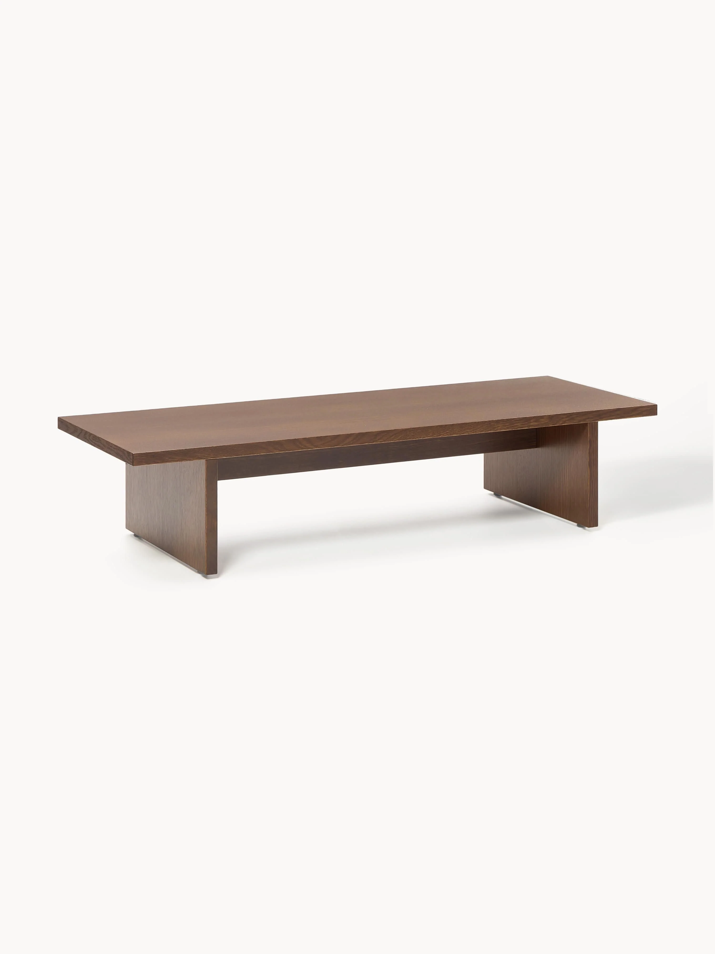 Niedriger Holz-Couchtisch Dako