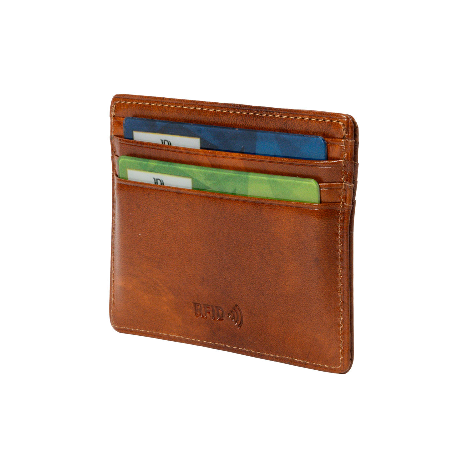 Creditcard Wallet, cognac