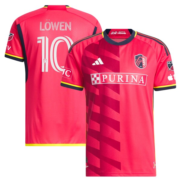 Eduard Löwen St. Louis City SC adidas 2024 The Spirit Kit Authentic Jersey - Red