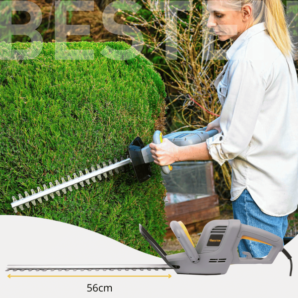 Nożyce do żywopłotu 620W, ostrze 510mm, BESTEN BE-2875