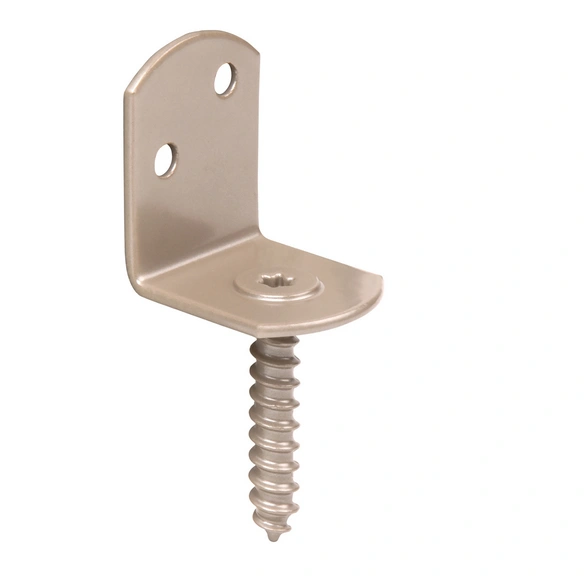 Flechtzaunhalter stahl/verzinkt/feuerverzinkt, perlbeige