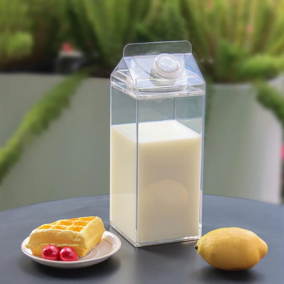 Kitchen Details 64 Ounce Beverage Carton in Clear