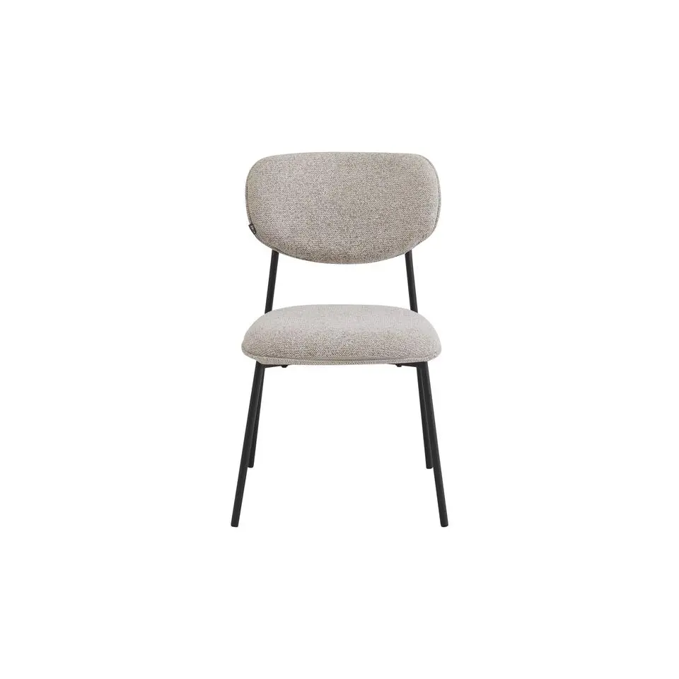 Amalia Eetkamerstoelen - Set van 2 - Taupe - Stof
