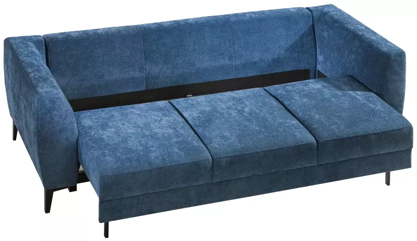 Sofa rozkładana do salonu Imperia niebieski