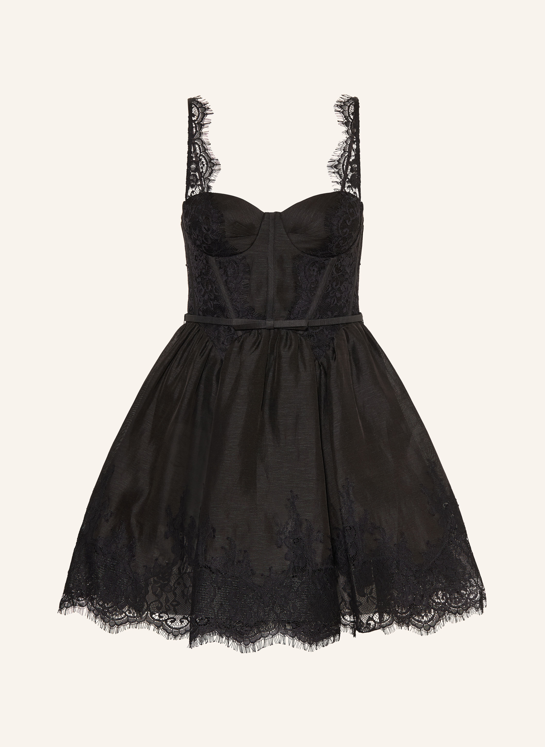 ZIMMERMANN Cocktailkleid VALIANT mit Leinen und Seide