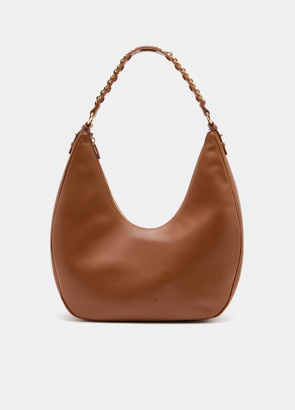 Borsa hobo grande con catena