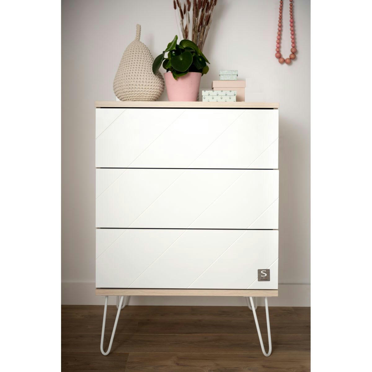 HAPPY - Petite commode blanc