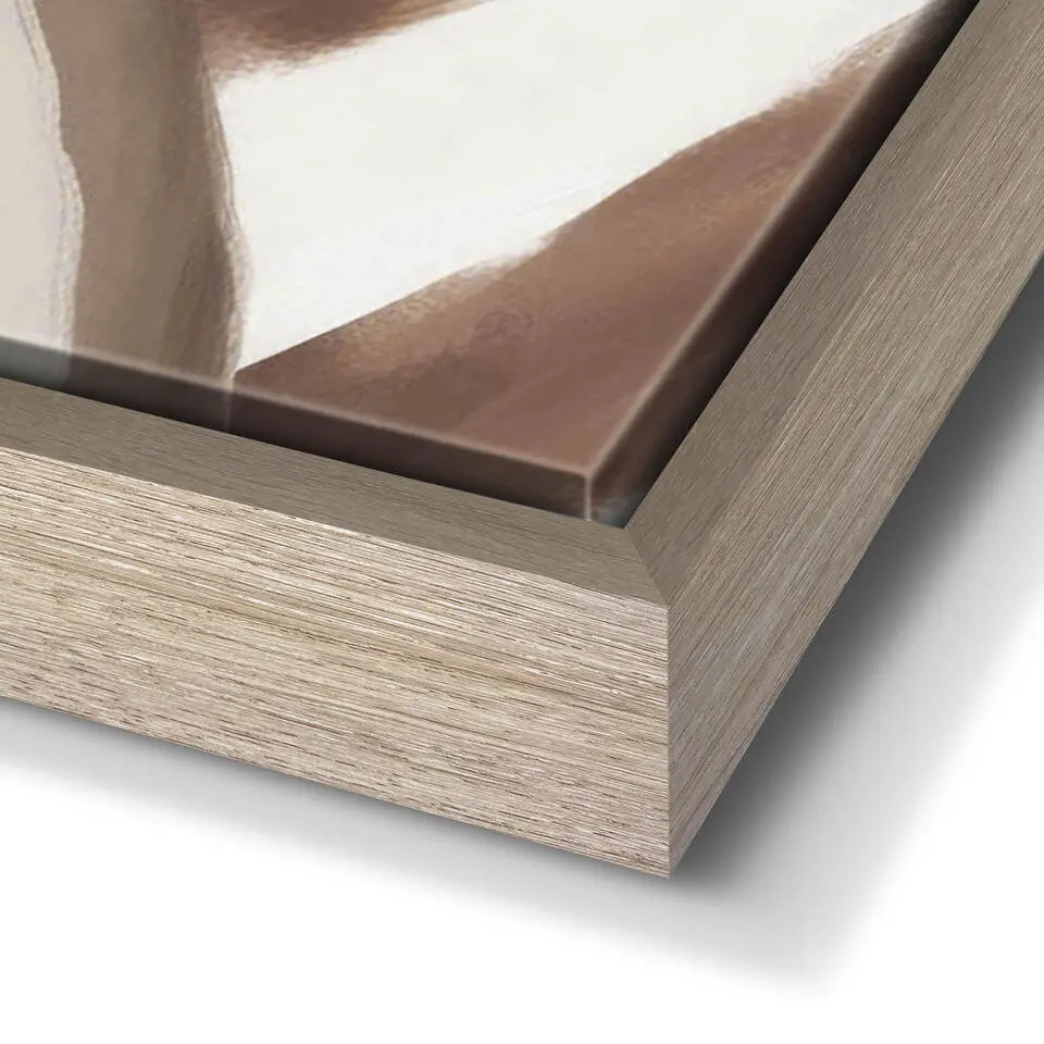 Schilderij vrouw met koffie - 70x50 cm