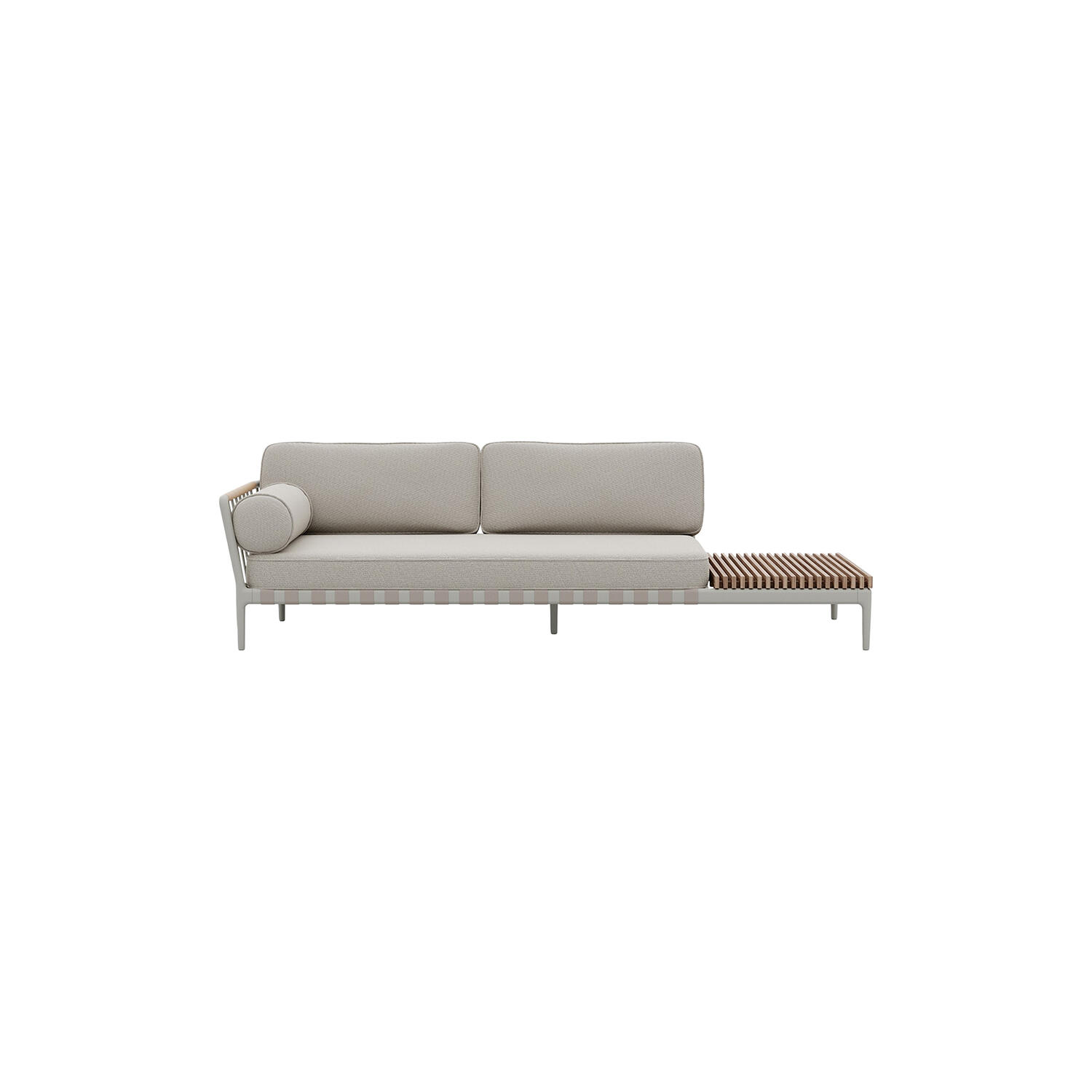 VIPP720 Open-Air Sofa Open End, right, light grey