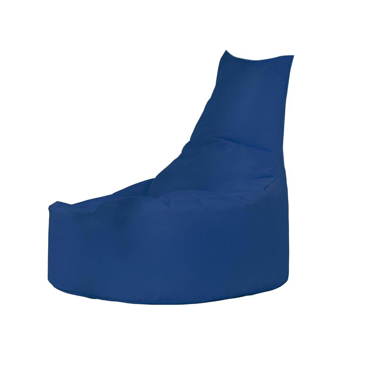 Pouf extérieur bleu avec dossier ARTA