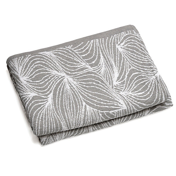 Couvre lit collection EMI pur coton 500 g/m² 260x240 cm gris sésame
