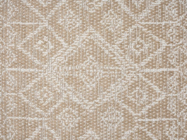 Ullah Brown and Ivory Tribal Flatweave Indoor Outdoor Rug