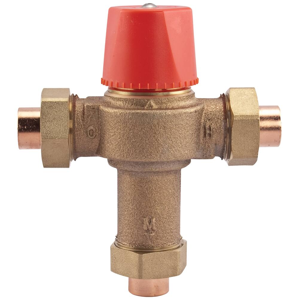 Watts 1170C-US-M2 1/2-in Brass Hot Water Temperature Control Valves, Brown