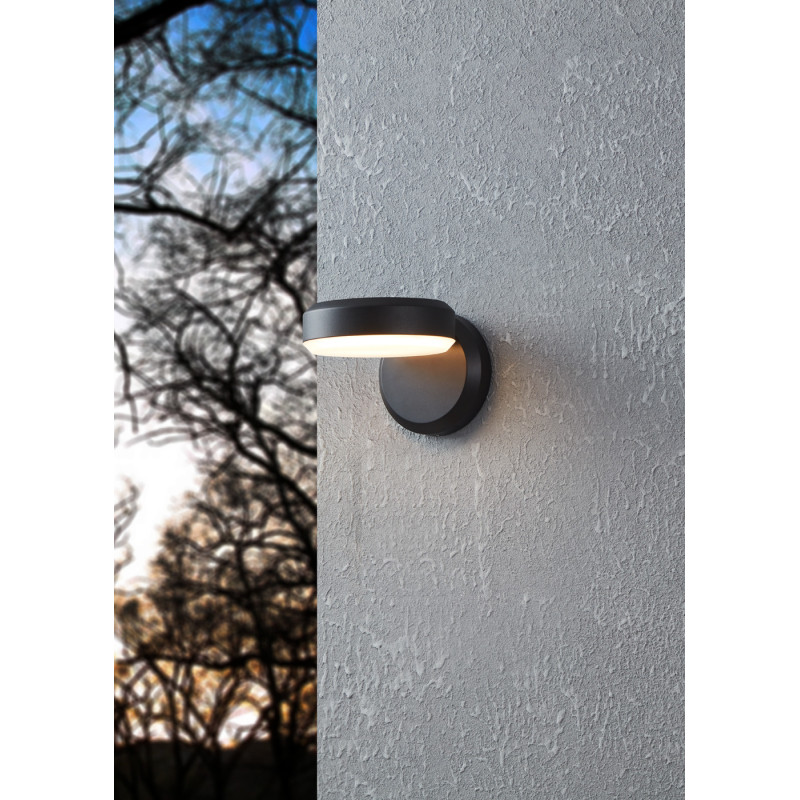Applique extérieure LED Fornaci noire 3,6 W EGLO