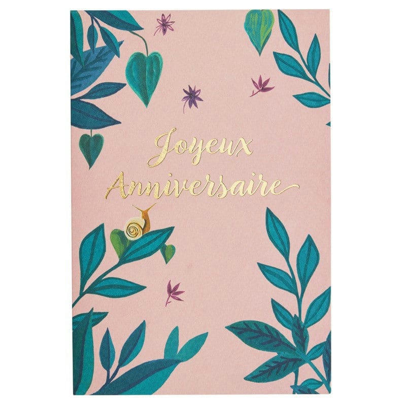 - Carte Joyeux Anniversaire Fleuri