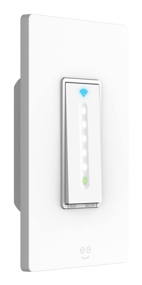 Geeni GNCWW113199 Wi-Fi Smart Dimmer Light Switch, 15A, White, No Hub Required