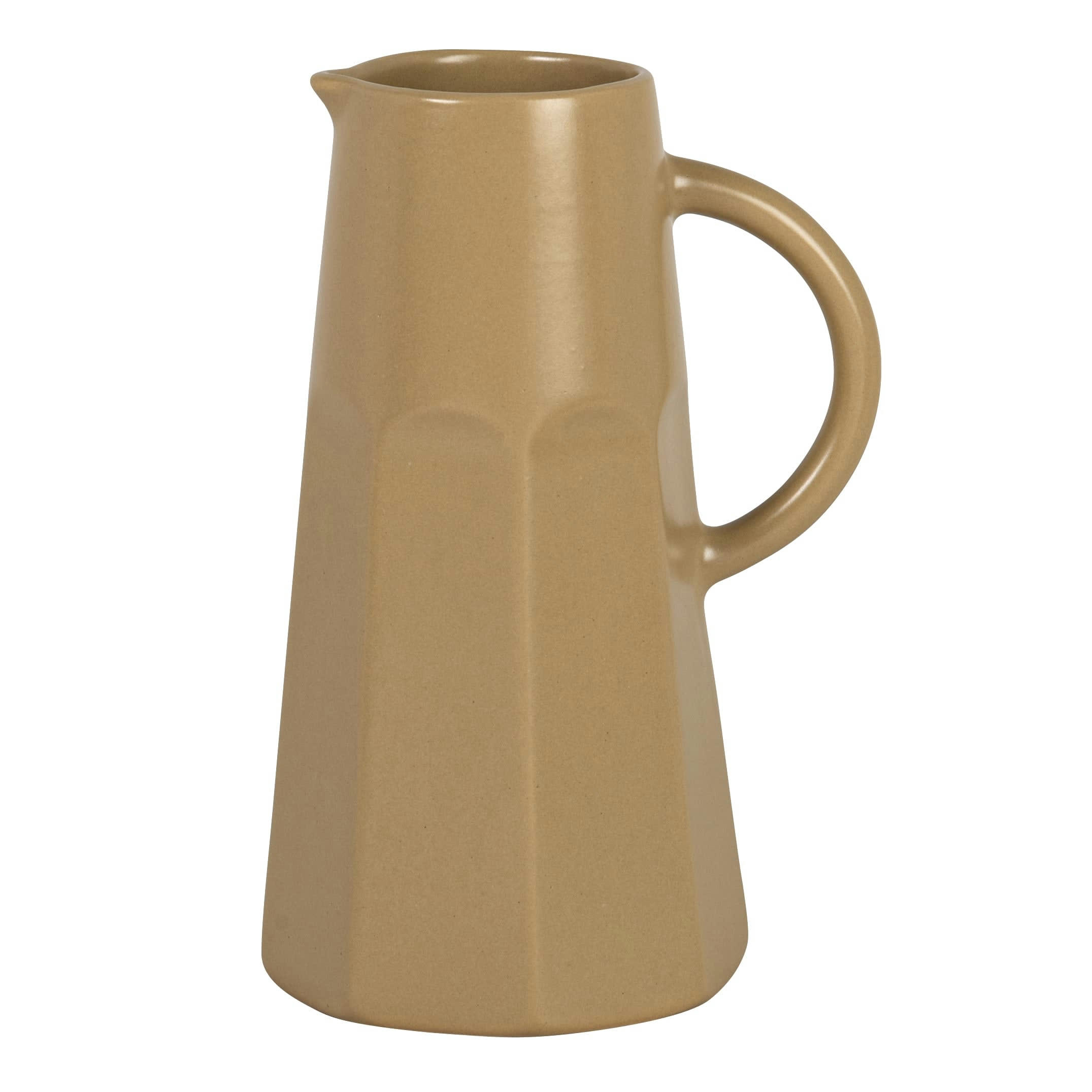 RAMATUELLE - Pichet en grès jaune 1L