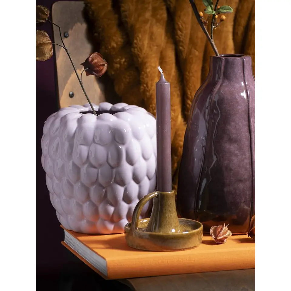 Mok met oor Pippa - paars - stoneware - 400 ml