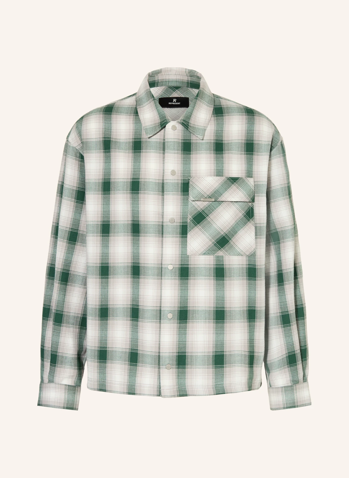 REPRESENT Flanellhemd Comfort Fit