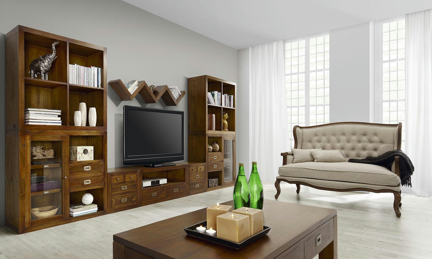 STAR - Commode  en bois marron L45