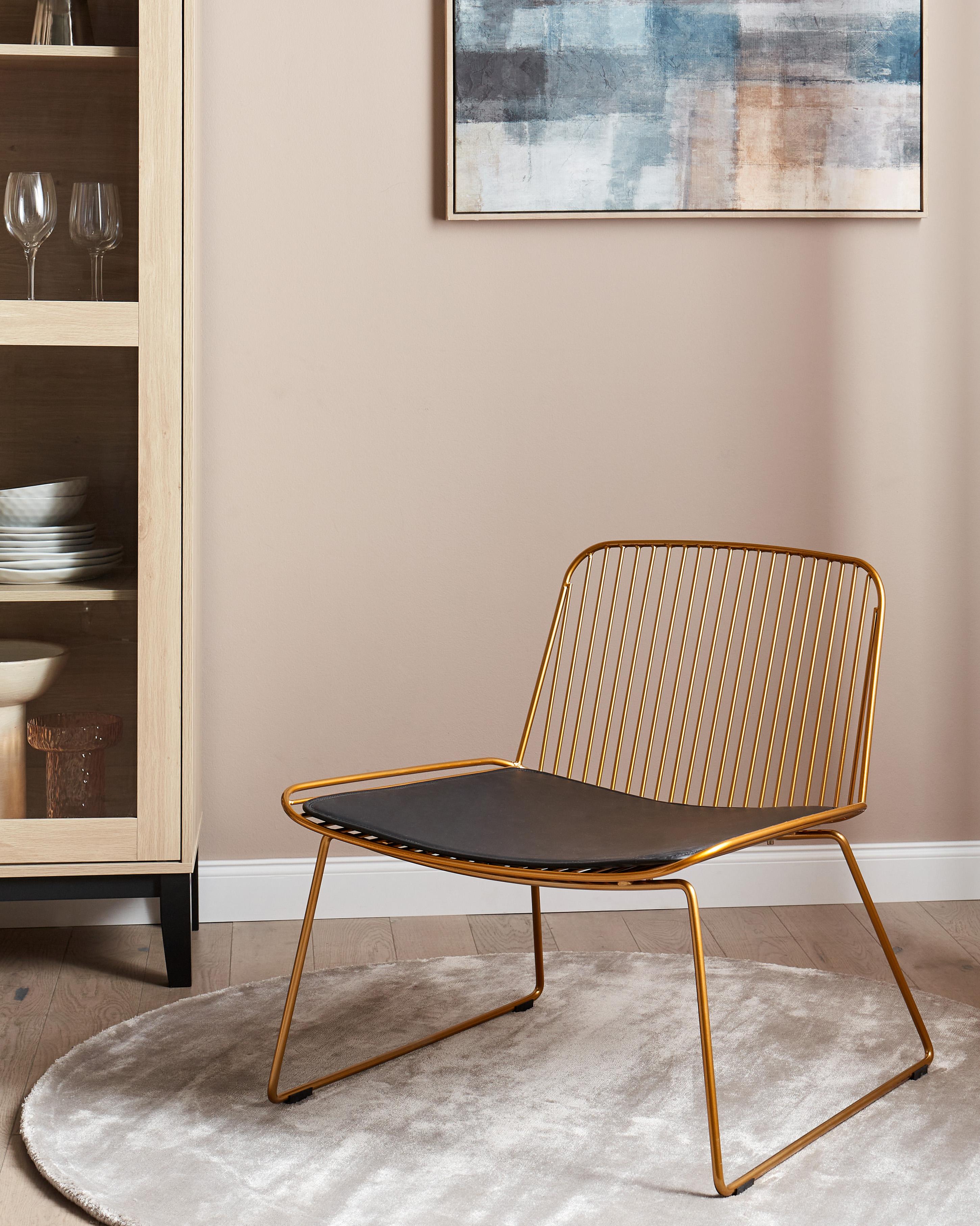 Dining Chair SNORUM Metal Gold