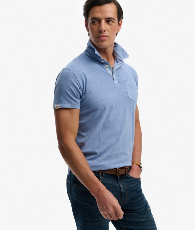 Classic Cotton Linen Polo Shirt