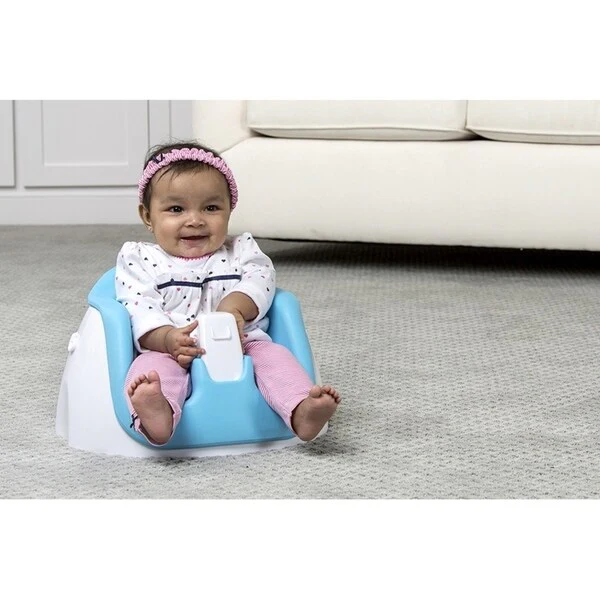 Regalo 2-in-1 Floor Seat and Booster Seat, Blue