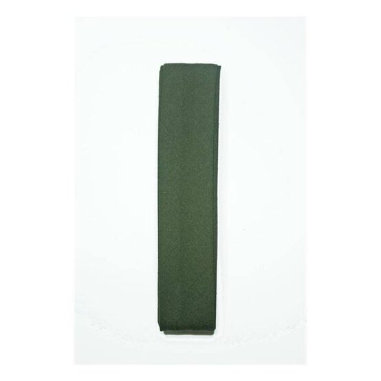Olive Poly Cotton Bias Binding 25mm x 2.5m
