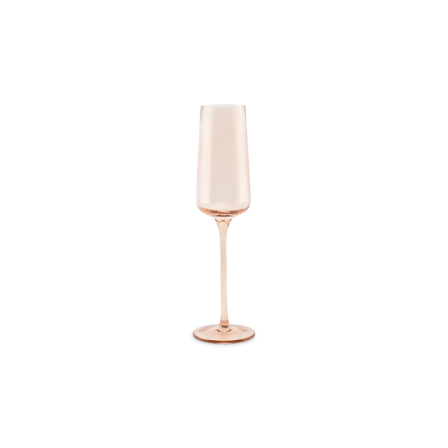 S|P Collection - Champagneglas 24cl amber Ray - Set van 4