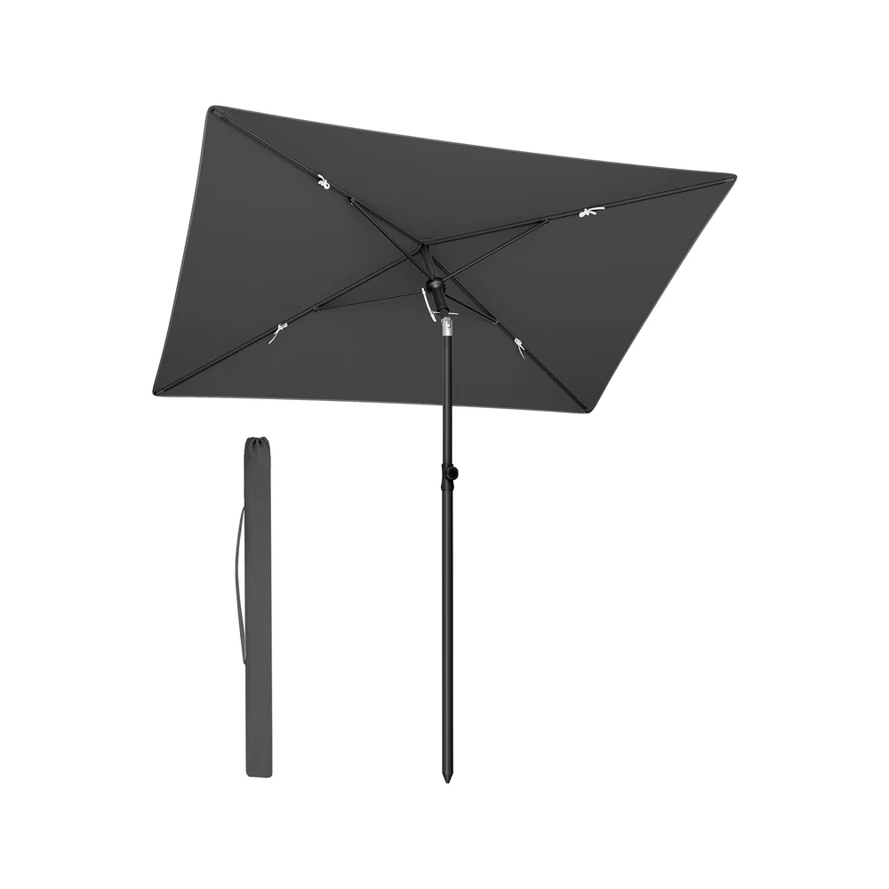 Parasol de jardin rectangulaire pliable UPF 50+