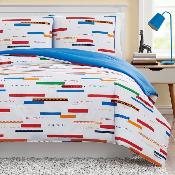 Crayola Serpentine Stripe Comforter Set