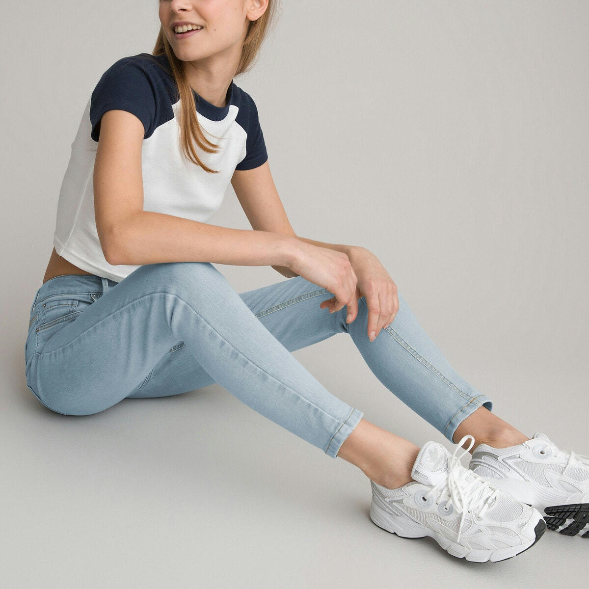Jean skinny taille haute