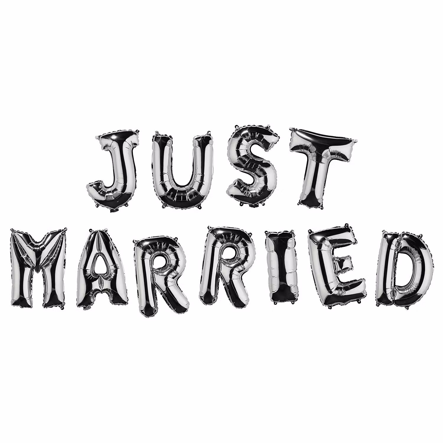 UPPER CLASS Folienballons Just Married