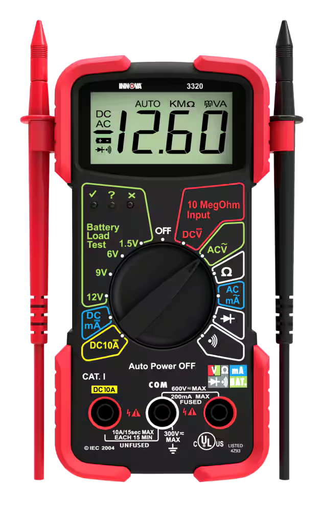 Innova 3320 Auto-Ranging Hands-Free Digital Multimeter